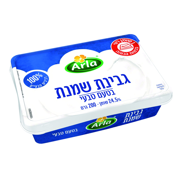 גבינת שמנת ארלה 24.5% טבעי 200 גרם