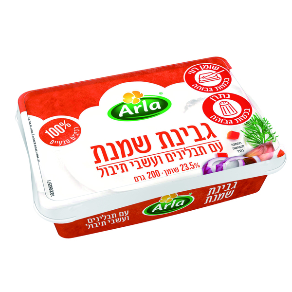גבינת שמנת עם תבלינים ועשבי תיבול 23.5%