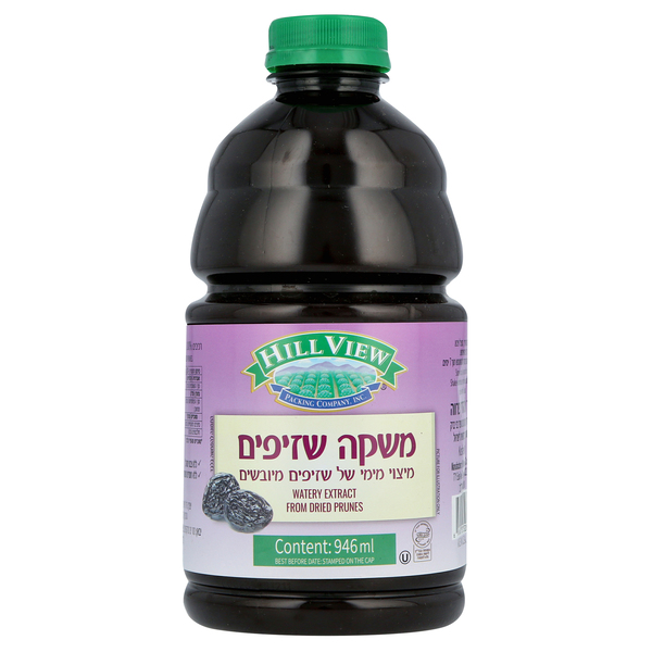 היל ויו מיצוי מיץ שזיפים מיובשים 946 מ"ל