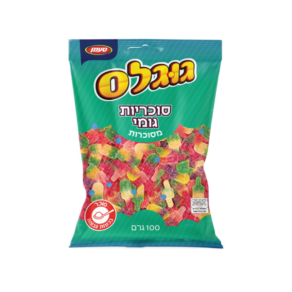 סוכריות גומי ארטיק מסוכר 100 גר' גוגלס