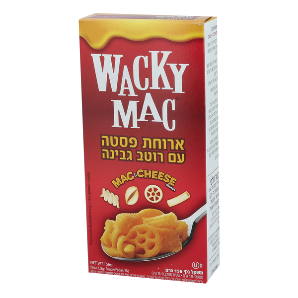 ווקי מאק ארוחת אטריות עם גבינה 156 גרם