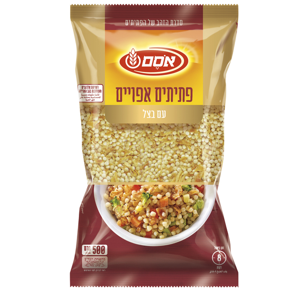 פתיתים אפויים קוסקוס עם בצל אסם 500 גר'