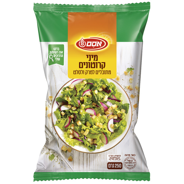 אוסם - מיני קרוטונים למרק ולסלט 250 גרם