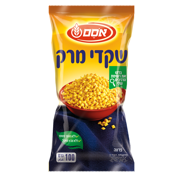 אסם שקדי מרק רכיבים טבעיים 24*100גרם