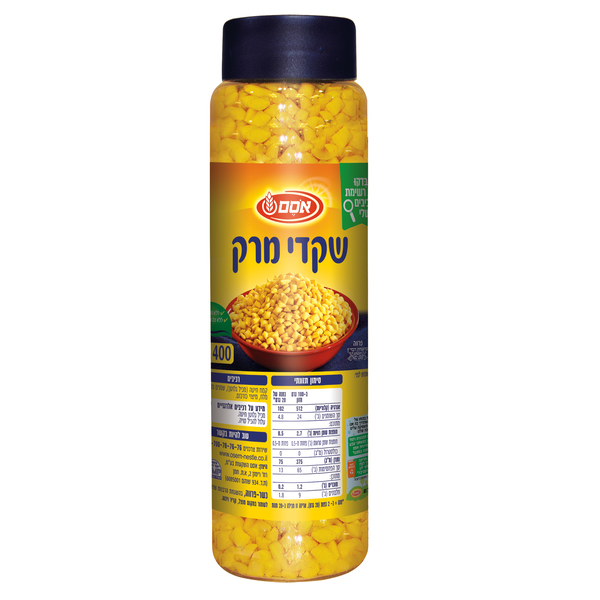 אסם שקדי מרק רכיבים טבע.מיכל 10*400גרם