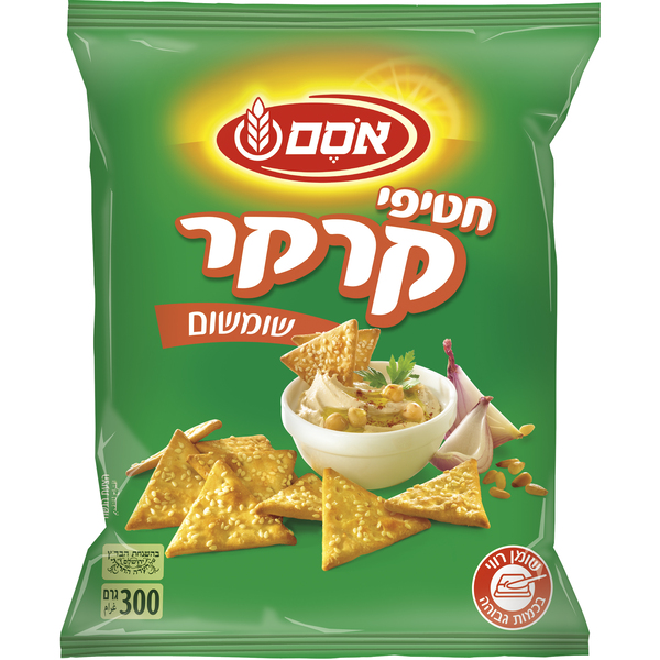 אוסם - חטיפי קרקר שומשום 300 גרם