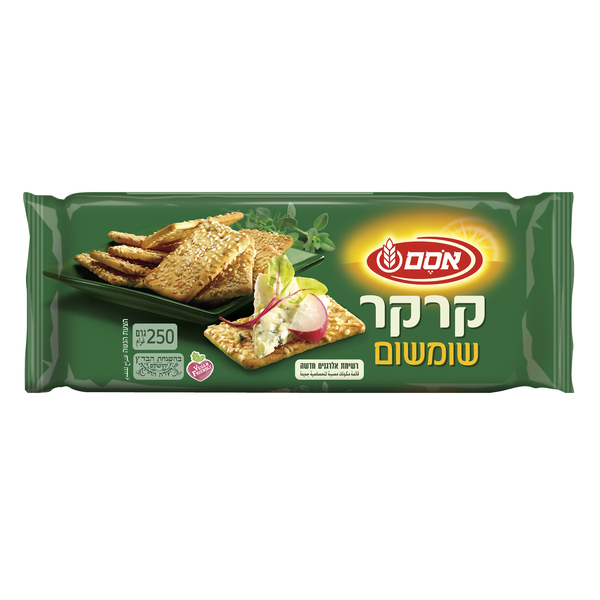 אסם קרקר שומשום 12*250גרם