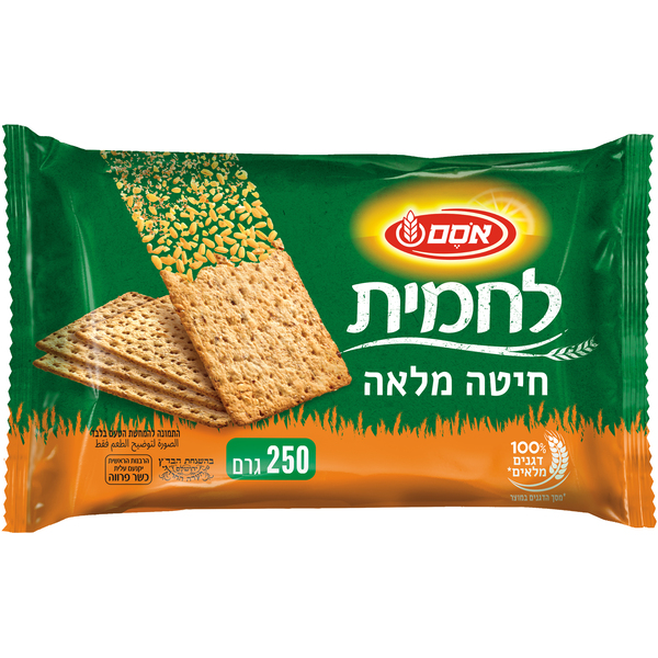 אוסם - לחמית חיטה מלאה 250 גרם