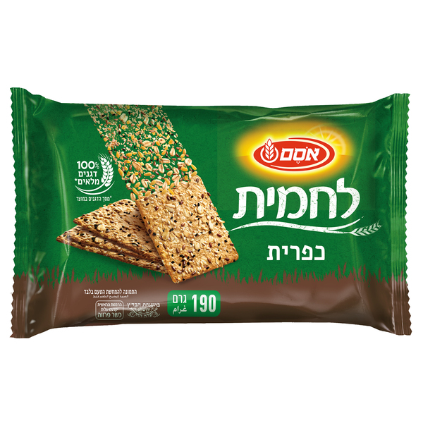 אוסם - לחמית כפרית עם דגנים מלאים 190 גרם