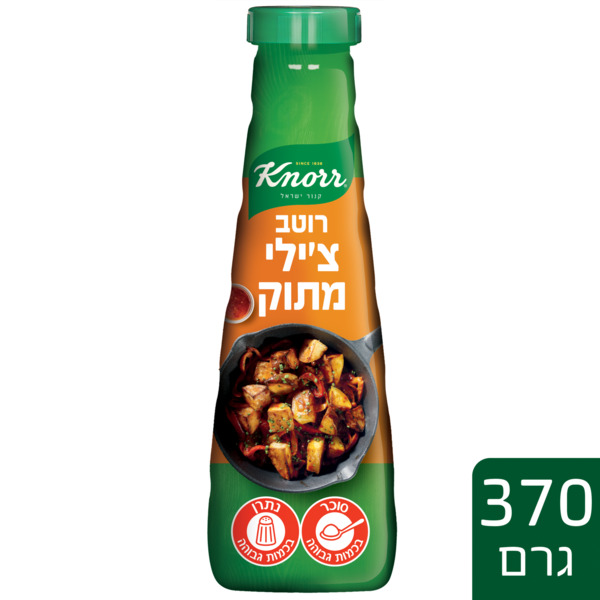 רוטב צ'ילי מתוק 370ג'12x קנור