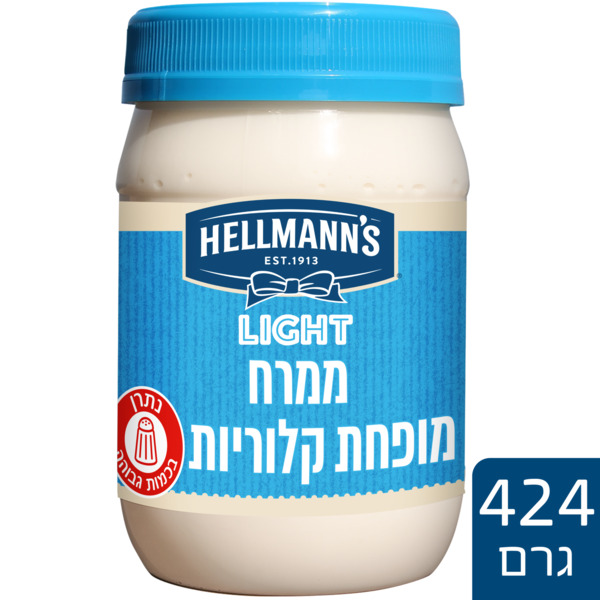 HELLMANNS LIGHT MAYONNAISE 424 GR