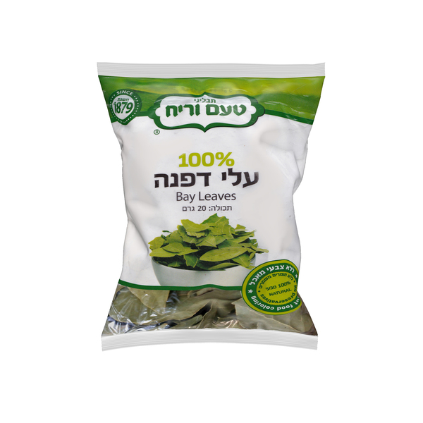 עלי דפנה בשקית 12 יחידות