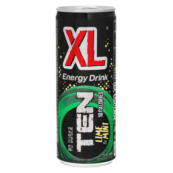 משקה אנרגיה XL פחית ten נענע ליים 250 מ"ל