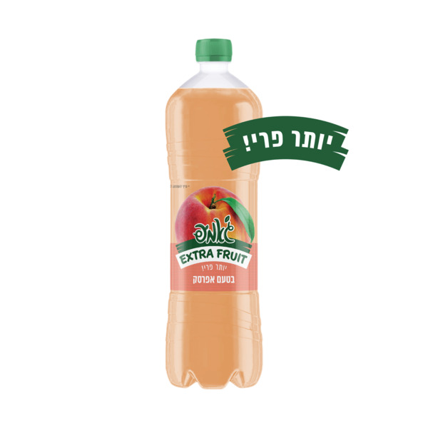 ג'אמפ משקה קל אפרסק צלול 1.5 ליטר