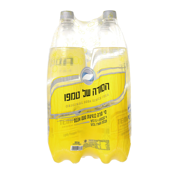 רביעיית מי סודה אננס טמפו 1.5 ליטר