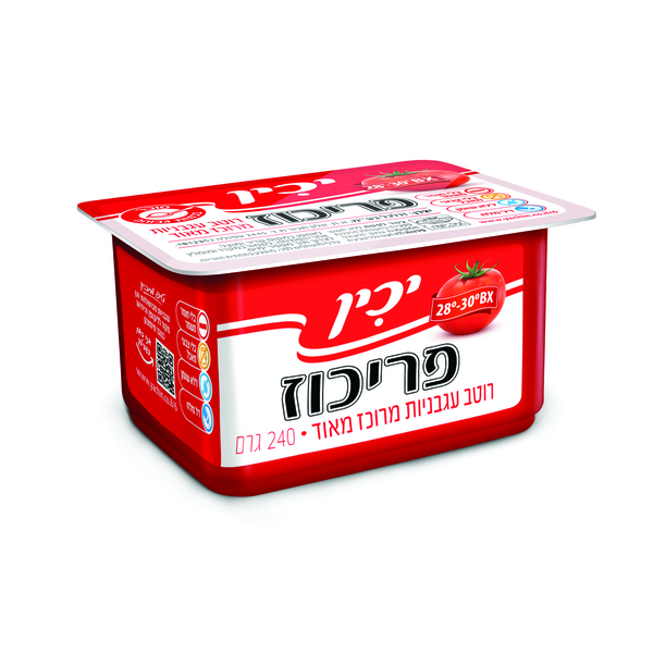 רוטב עגבניות פריכוז יכין 240 גרם