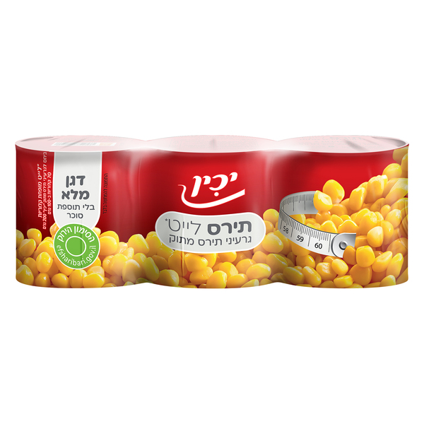 יכין גרעיני תירס לייט מתוק בלי תוספת סוכר - שלישייה