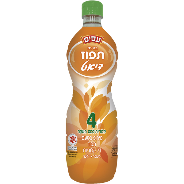 סירופ עסיס דיאט תפוזים צ.טבעי 1 ל'