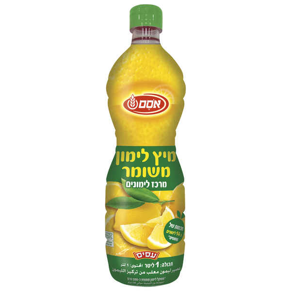 עסיס מיץ לימון טבעי משומר 1 ל' אסם