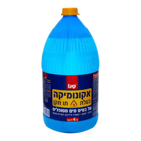 סנו אקונומיקה 4 ליטר תו תקן