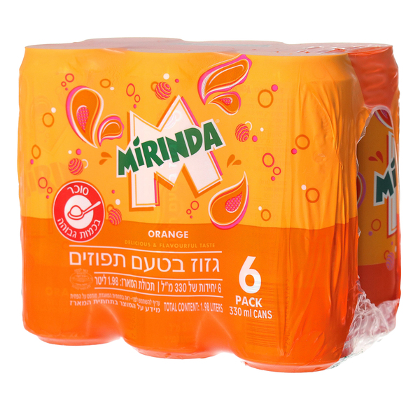 שישיית מירינדה פחית צרה *330 מ"ל