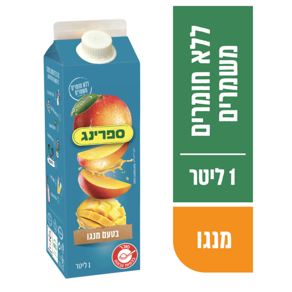 קרטונית נקטר ספרינג מנגו 1 ליטר
