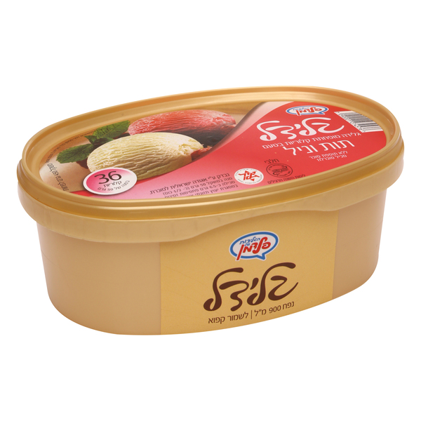 גלידל תות וניל 900 מ"ל.