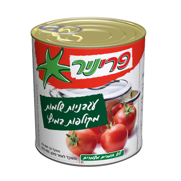 עגבניות שלמות מקולפות במיץ פריניר 800 גרם