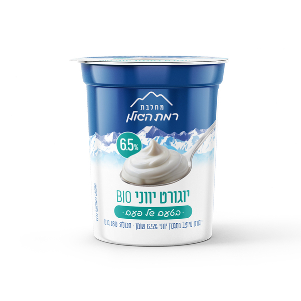 יוגורט יווני 6.5% 180 גר' רמת הגולן