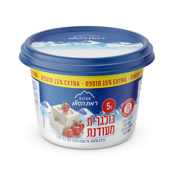 בולגרית מעודנת בקר 5% 250 גרם מחלבת רמת הגולן