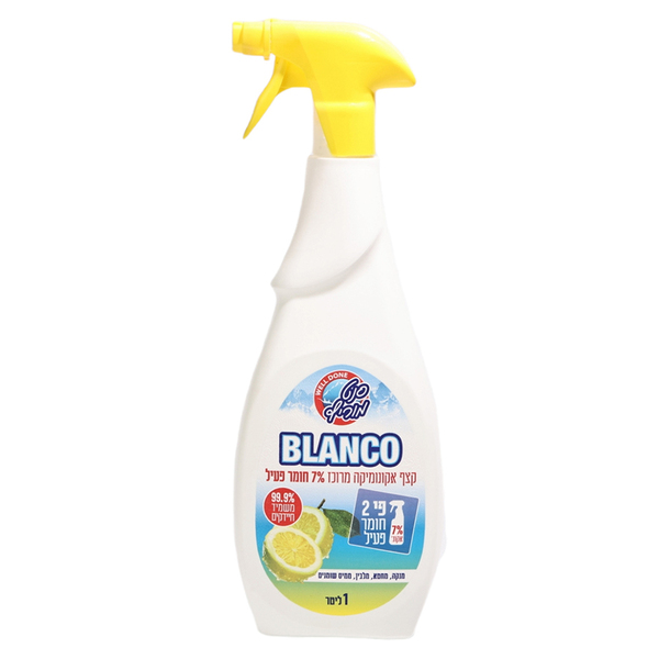 קצף מרוכז blanco בניחוח לימון משמיד 99.9% חיידקים סנט מוריץ 1 ליטר