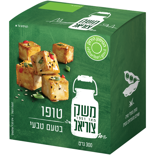 טופו גבינה גוש בואקום צוריאל 300 ג'
