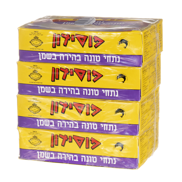 מארז רביעיית טונה פוסידון 108X4 גרם