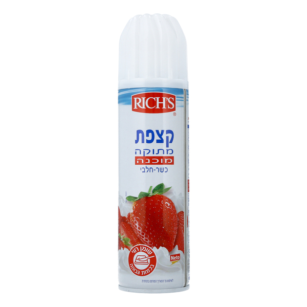 קצפת במיכל חלבי 250 מ"ל ריץ'