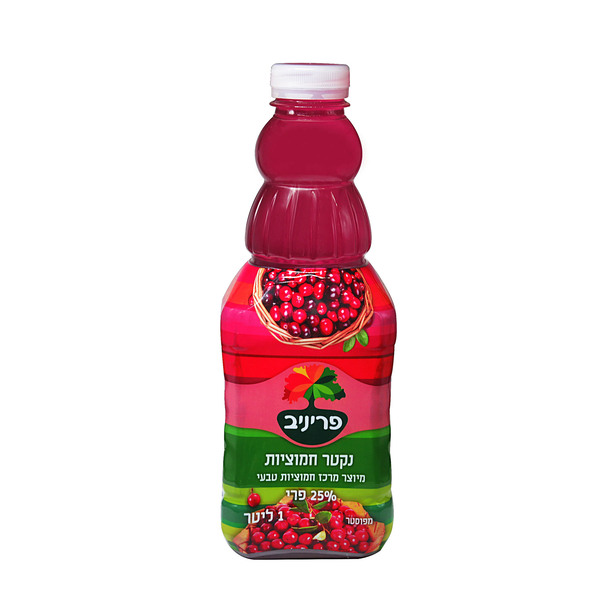 פריניב נקטר חמוציות 1ליטר
