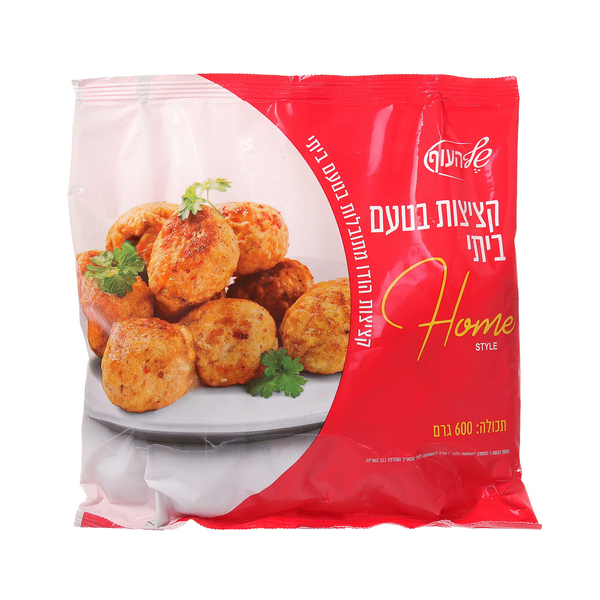 קציצות הודו שף העוף 600 גרם - מידע תזונתי
