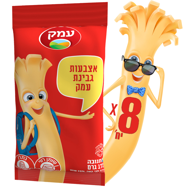 אצבעות עמק חטיף גבינה 28% 172 גרם
