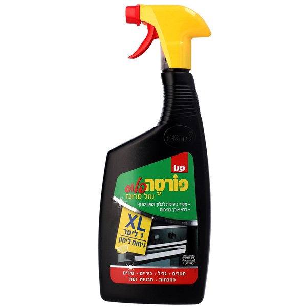 נוזל מרוכז להסרת שומן ולכלוךבניחות לימון 1 ל' סנו פורטה