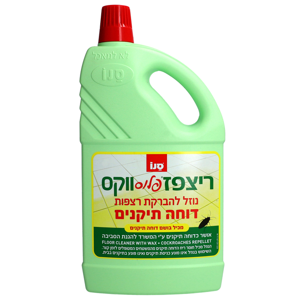 נוזל להברקת רצפות ודוחה תיקנים 2 ל'ריצפז פלוס ווקס