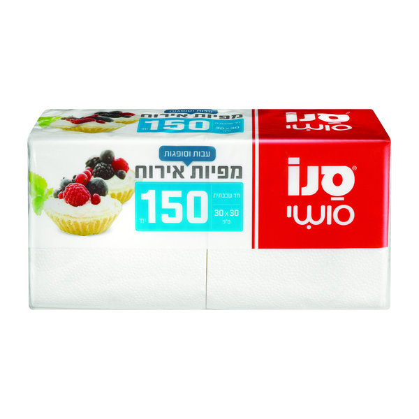 מפיות נייר 30*30 ס"מ סנו סושי 150 יחידות