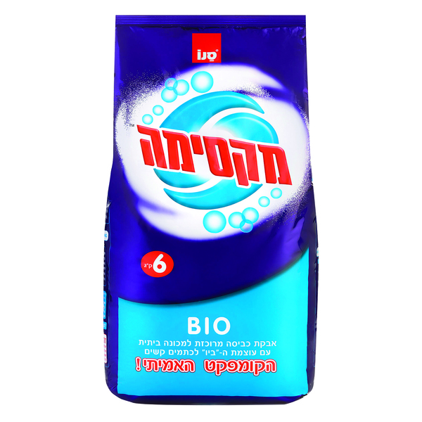 סנו מקסימה אבקת כביסה ביו 6גר שקית