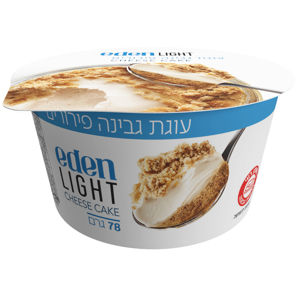 עוגת גבינה פירורים לייט עדן קינוחים 78 גרם