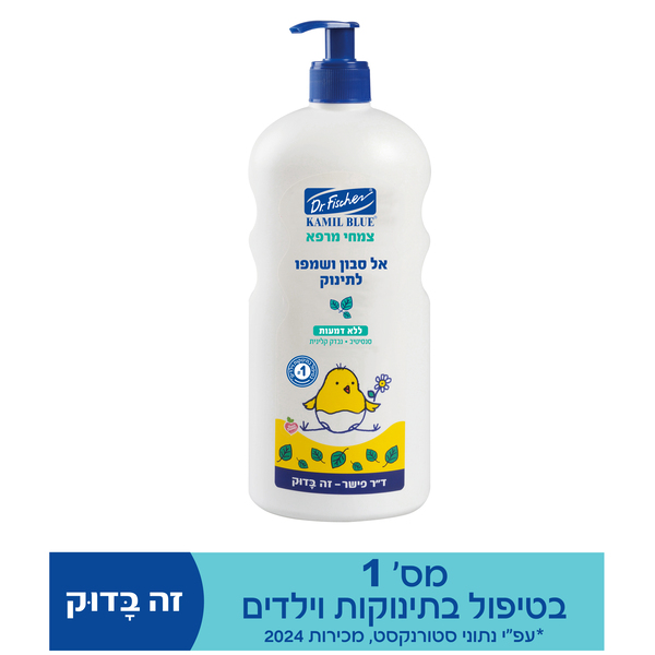 קמיל בלו צמחי מרפא שמפו ואל סבון ד"ר פישר 750 מ"ל