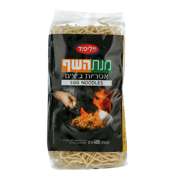 וילי פוד נודלס אטר.ביצים להקפצה בדץ 400ג