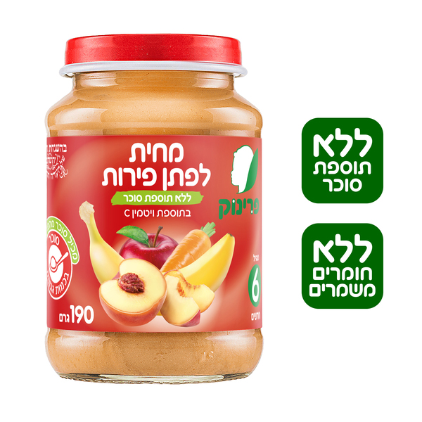 מחית לפתן פירות ג'וניור פרינוק 190 גרם
