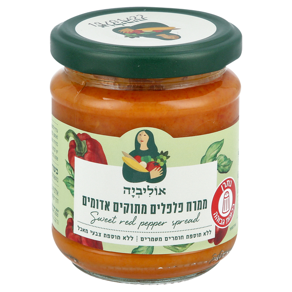אוליביה ממרח פלפלים מתוקים אדומים 180 גר