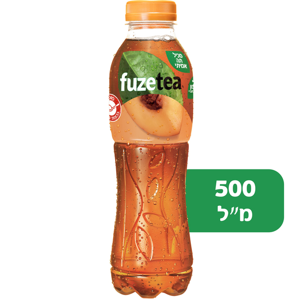 פיוז טי בטעם אפרסק - בקבוק אישי