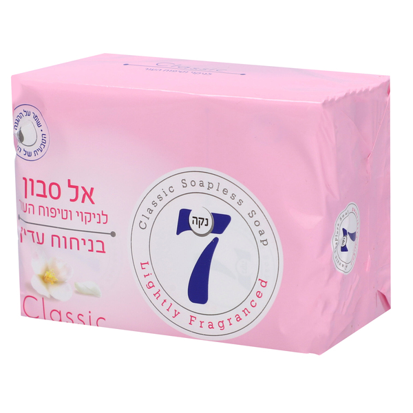 נקה 7-סבון מוצק ורוד - רביעייה * 100 ג'
