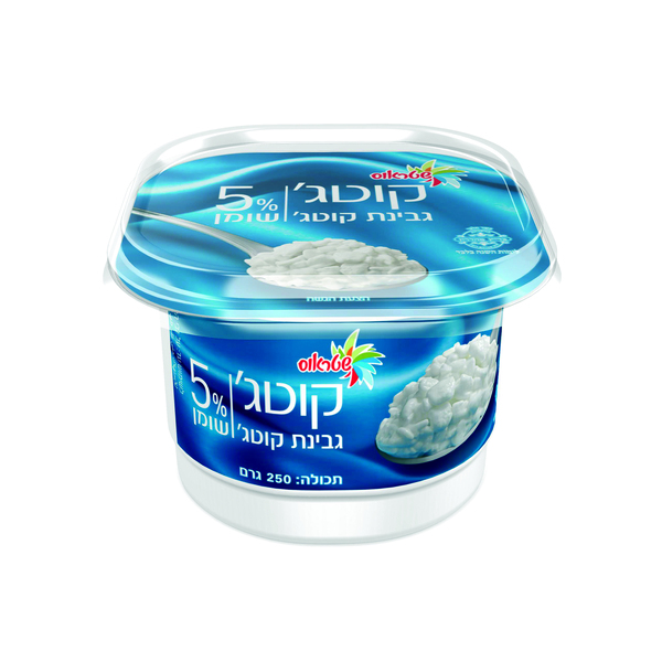 קוטג 5% 250 גרם עם סידן שטראוס