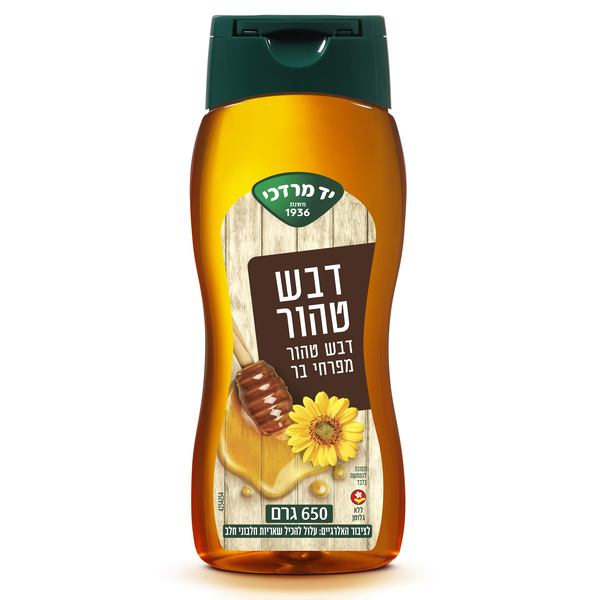 דבש מפרחי בר לחיץ יד מרדכי 650 גרם